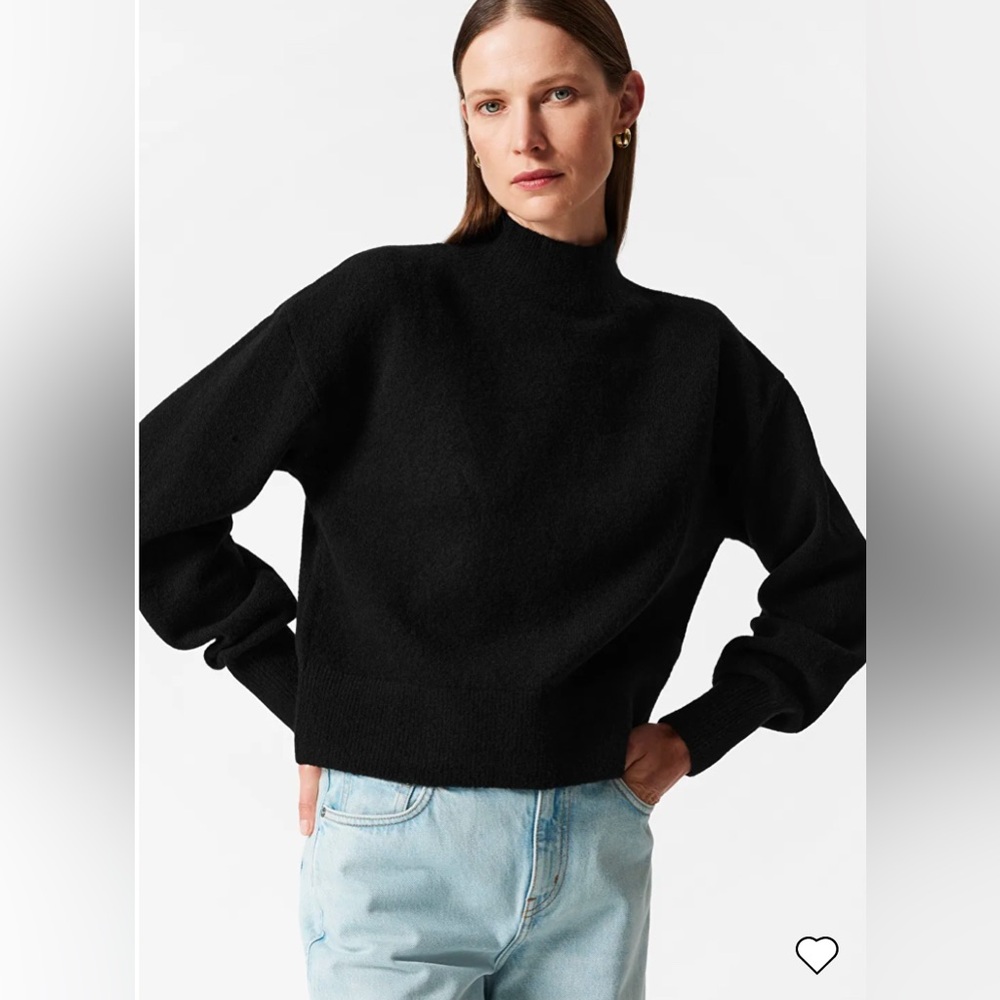& Other Stories Mock Neck Sweater